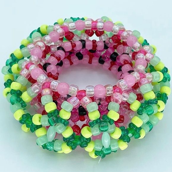 ❌SOLD❌Watermelon 🍉 Kandi Cuff - Picture 3 of 3